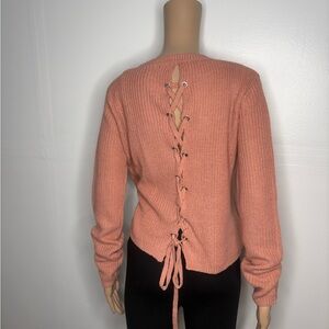 Ambiance Soft Pink Knit Top
